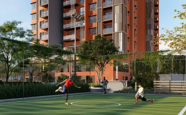 CKPC Heart of Harmony — Residents at the play courts